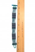 Beaded Leather Loom Bracelet